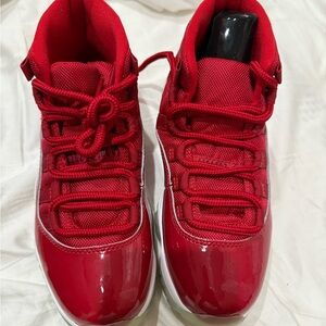 Jordan Glossy Red Sneakers